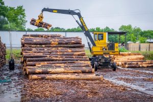 Tehnološki napredek v mehanizaciji in obdelavi lesnih materialov za industrijo